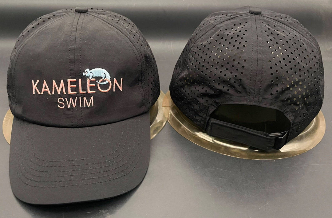 KameleonSwim hat with Blue Kameleon