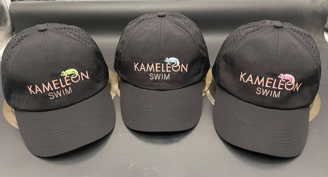 The KameleonSwim Hat. Soft mesh back and light weight