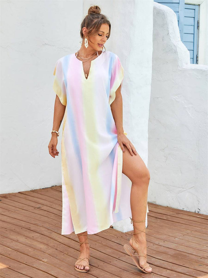 Soft & Light Multi-Color Long CoverUp - Kameleon Swim