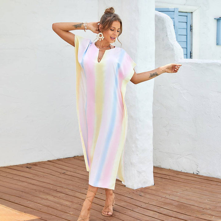 Soft & Light Multi-Color Long CoverUp - Kameleon Swim