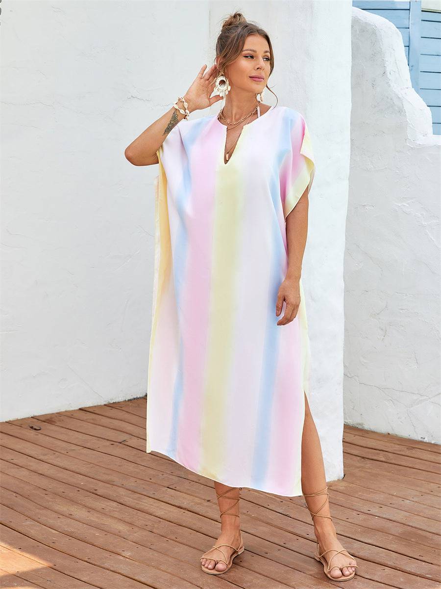 Soft & Light Multi-Color Long CoverUp - Kameleon Swim