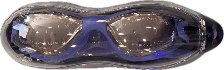 High quality swim goggles with hard case.  Attached ear pieces to ensure access during swimming. Kameleon Swim