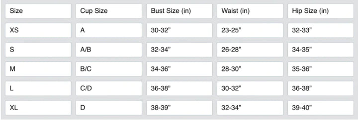 Kameleon swims high waisted bikini sizing guide